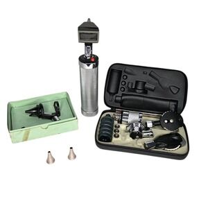 Vintage Welch Allyn 71050 Diagnostic Set #240 Ophthalmoscope No.235 Otoscope